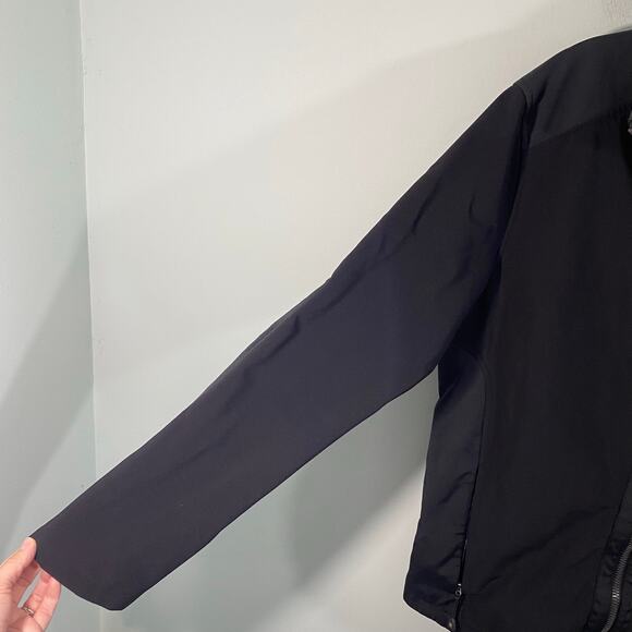 Victorinox Swiss Army Black 2 Way Zip Reinforced Elbow Softshell Jacket Size L - Picture 9 of 11